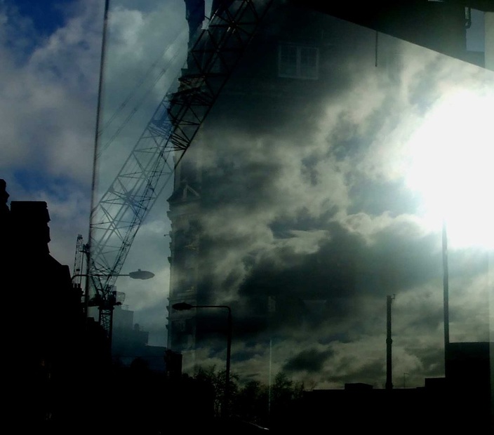 Mary Josefina Cade, London, magic, sky building, crane, cityscape, enchanter